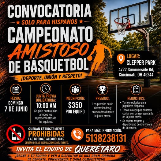 Friendly Basketball Championship - Open Call for Hispanics Only