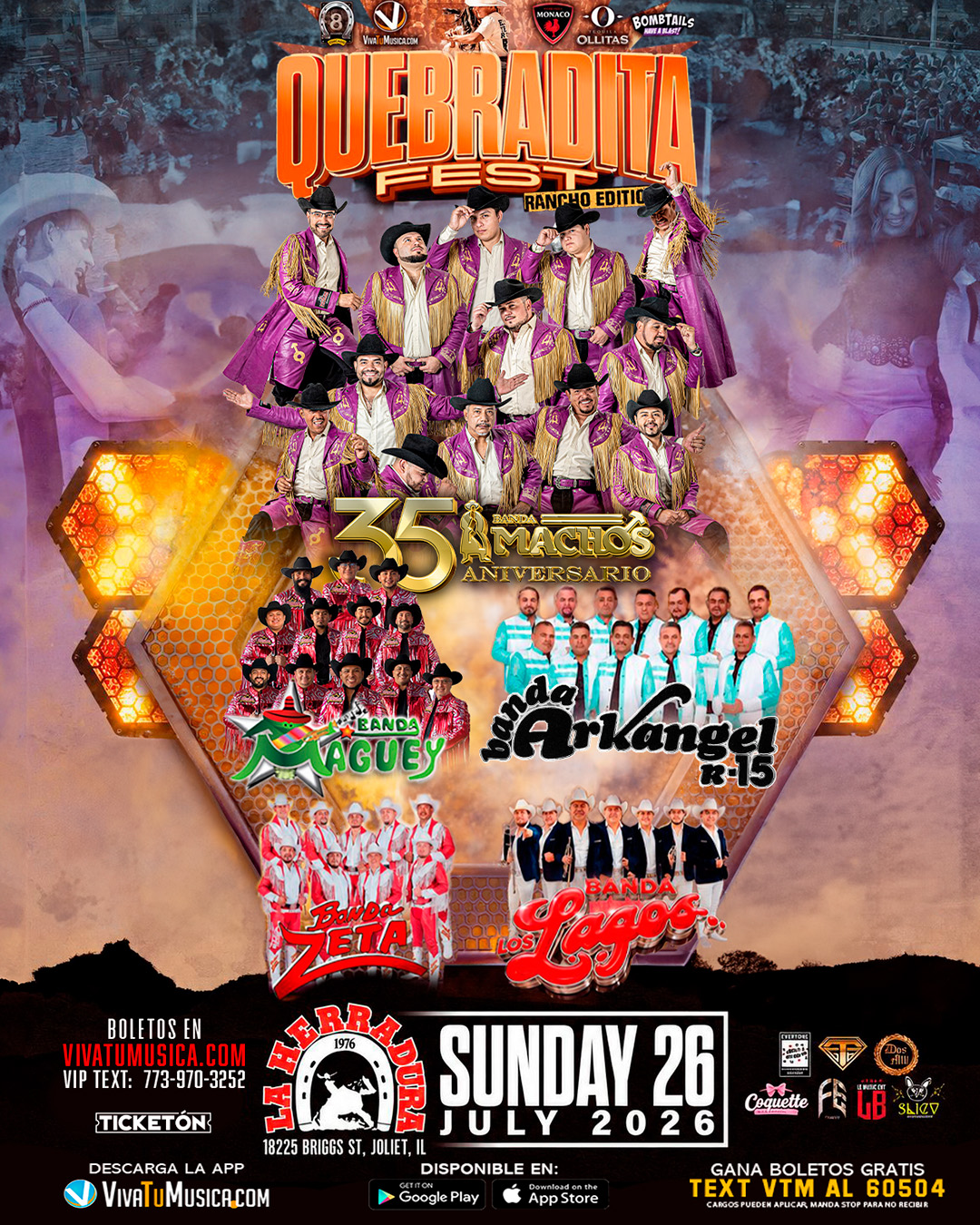 Quebradita Fest - Banda Machos, Banda Arkangel R-15 & Mas