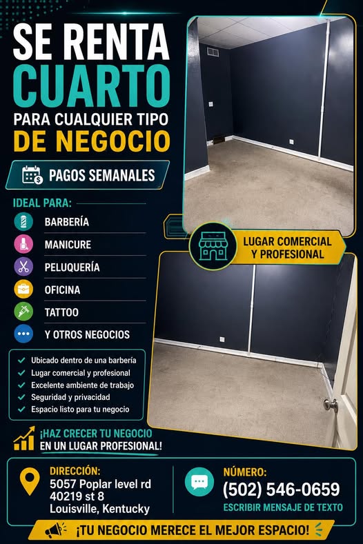 ROOM FOR RENT FOR BUSINESS