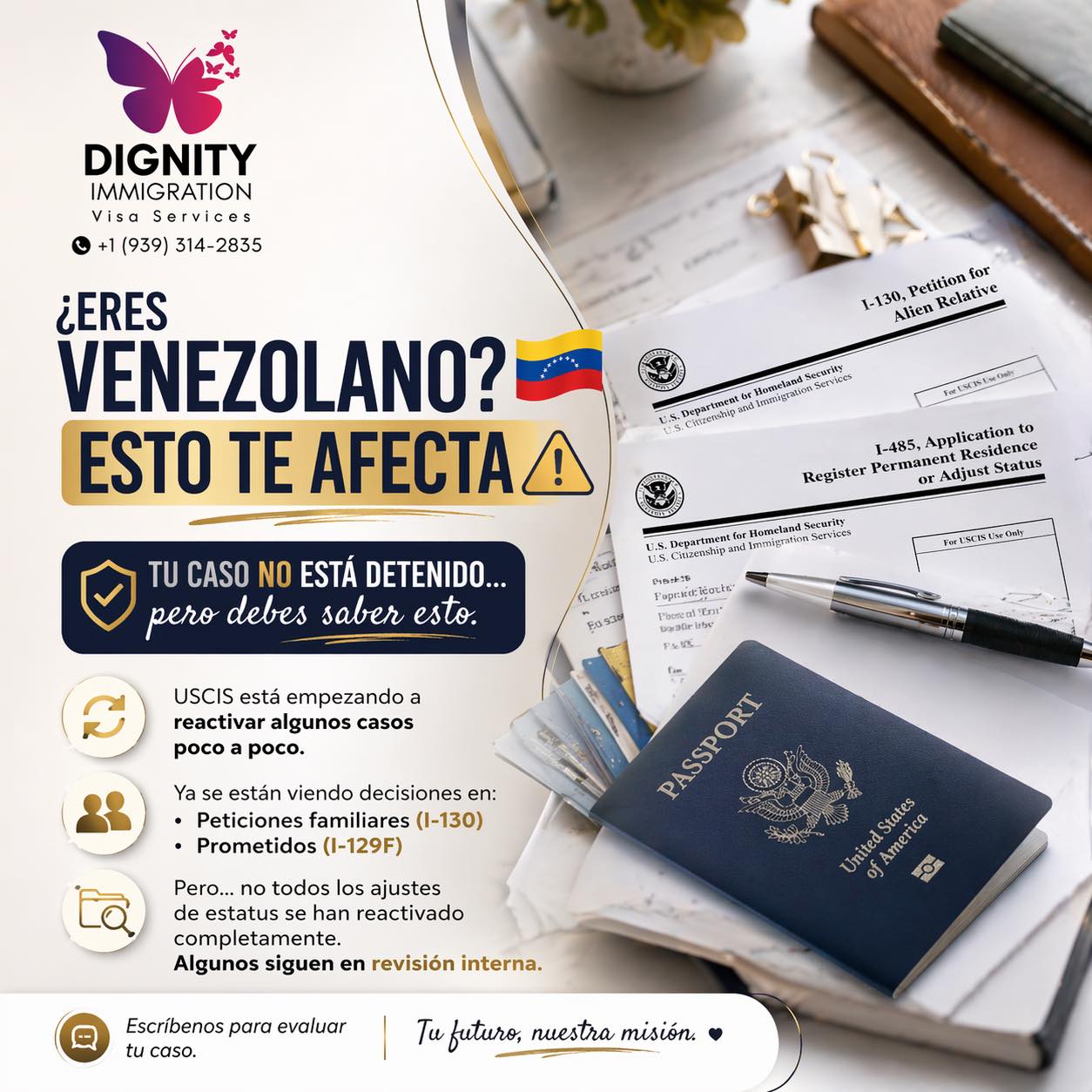 Servicio de sellos/gestión para USICS (I-551) 2