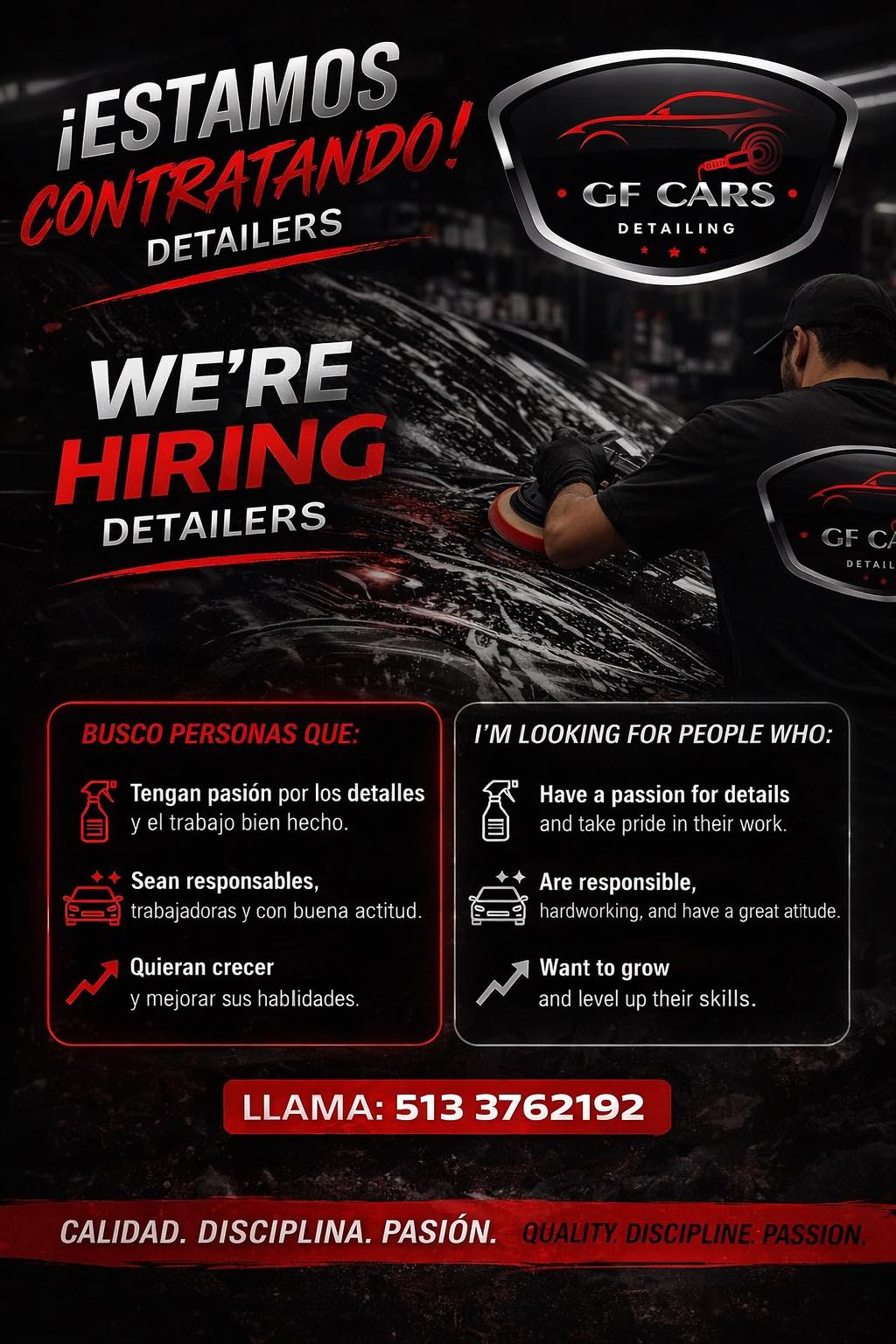 Vacantes: Detailing (GF Cars)