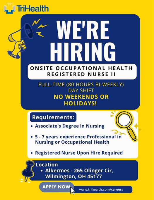 Se busca Registered Nurse (Onsite Occupational Health) - Tiempo completo
