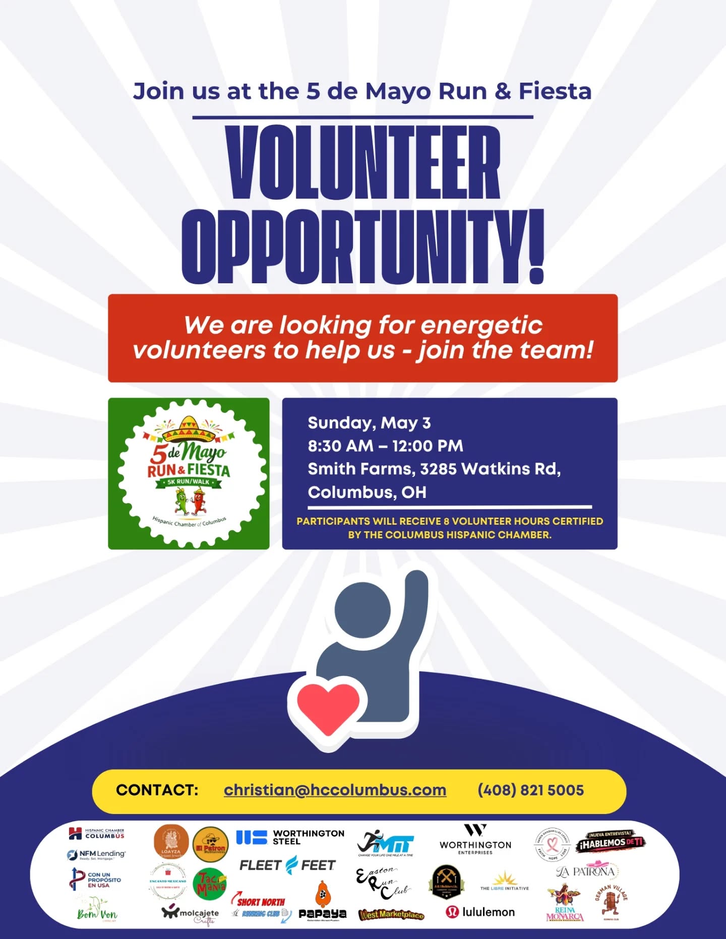 Voluntariado 5 de Mayo Run & Fiesta (certificado)