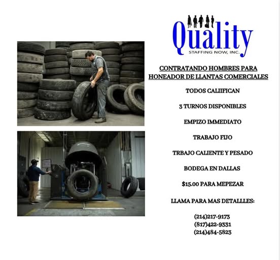 Contratación de Hombres (carga/almacén) en Dallas