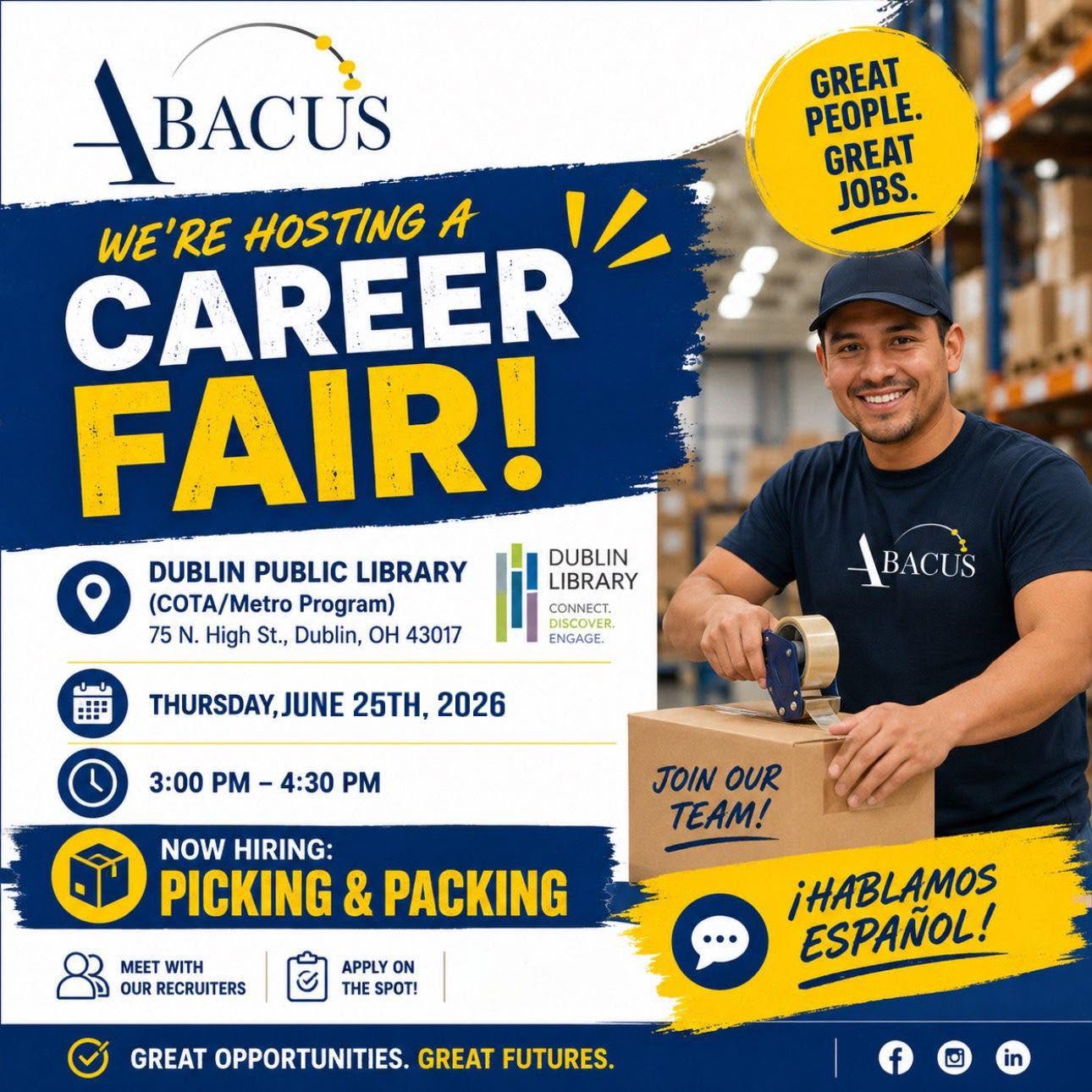Job Fair - Hiring for Picking & Packing