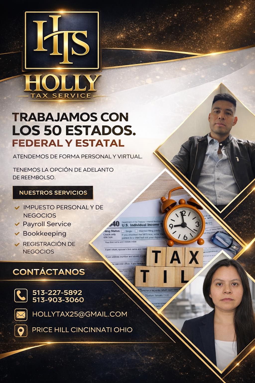 Holly Tax Service. Servicios de Impuestos