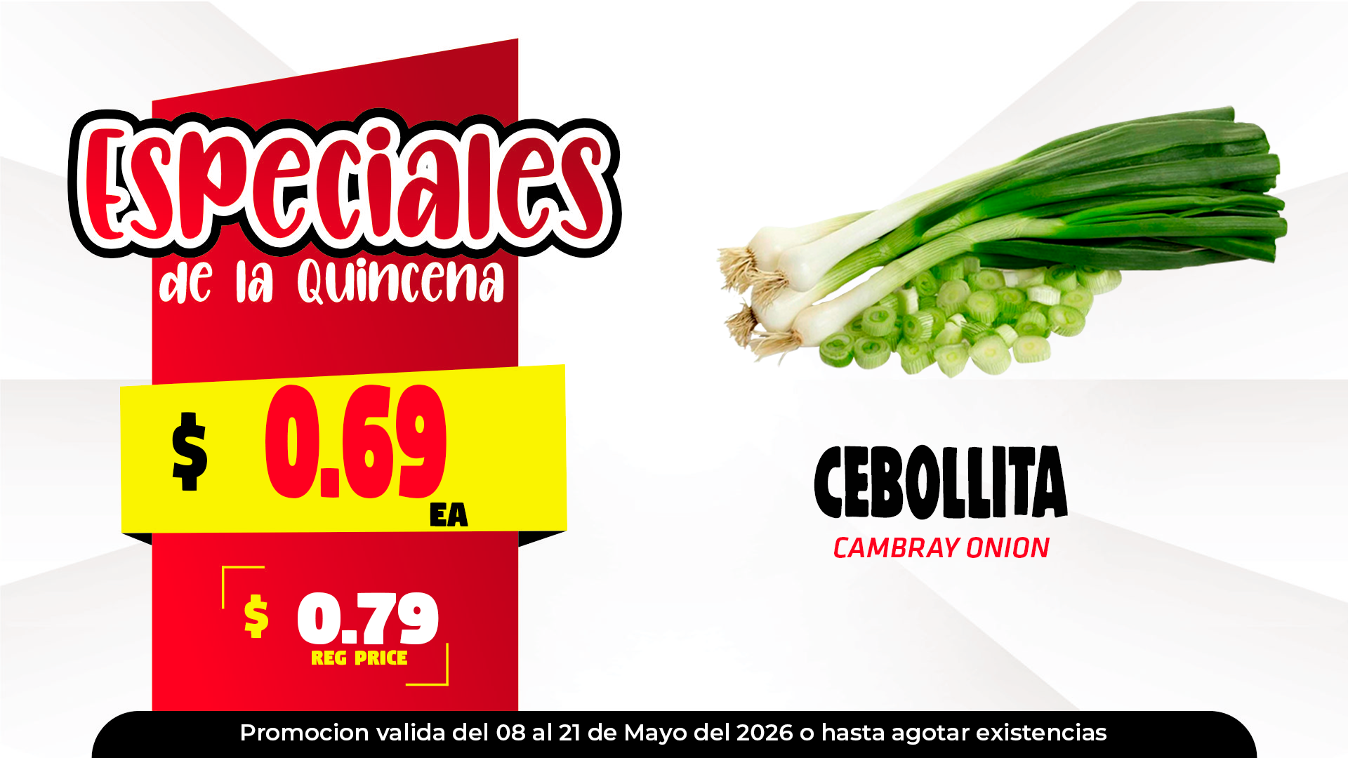 Especiales de la semana 4